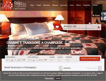 Tablet Screenshot of hotelrelaisdesglaciers.com